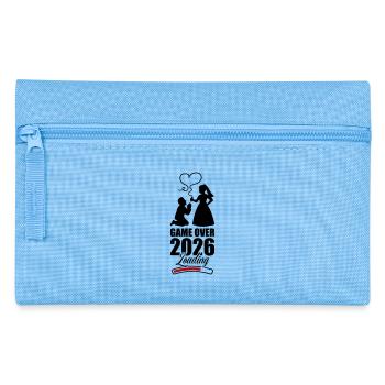 Game Over 2026 Hochzeit - Federtasche - Hellblau - Vorne
