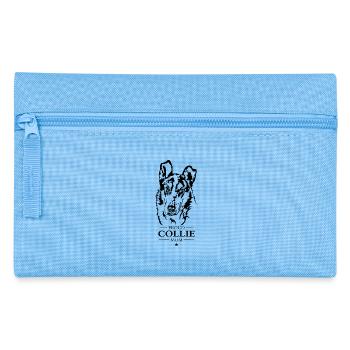 Collie Kurzhaar Mom Hunde Hund Wilsigns - Federtasche - Hellblau - Vorne
