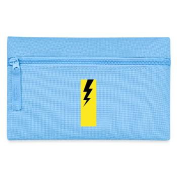 Lightning – Thunderstorm, Storm & Electricity Power - Pencil Case - light blue - Front