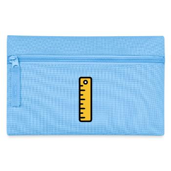 Scale Ruler Tool Office - Pencil Case - light blue - Front