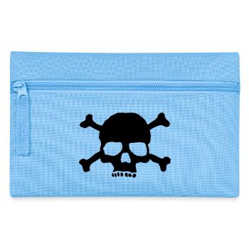 Pirate de crâne - Trousse - bleu clair - Devant