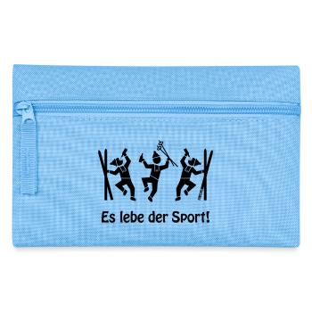 Es Lebe Der Sport! (Après Ski Party) - Federtasche - Hellblau - Vorne