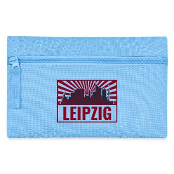 Leipzig Skyline Rétro Red - Trousse - bleu clair - Devant