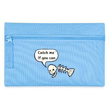 Angeln - Catch me if you can - Federtasche - Hellblau - Vorne