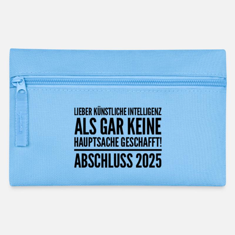 Abschluss 25 - Federtasche - Hellblau