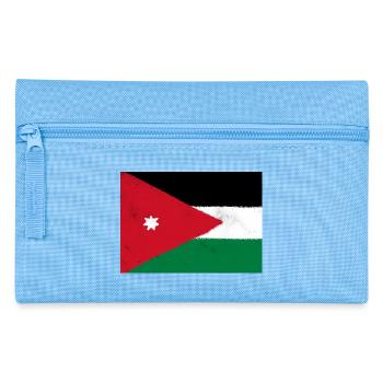 Flagge von Jordanien - Federtasche - Hellblau - Vorne