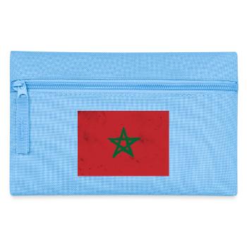 Flagge von Marokko - Federtasche - Hellblau - Vorne