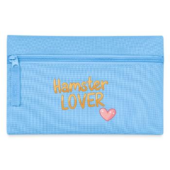 Hamster Design for Pet Lovers - Pencil Case - light blue - Front