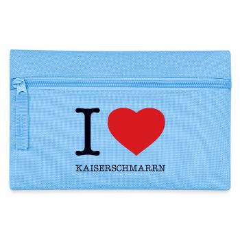 I love Kaiserschmarrn - Federtasche - Hellblau - Vorne