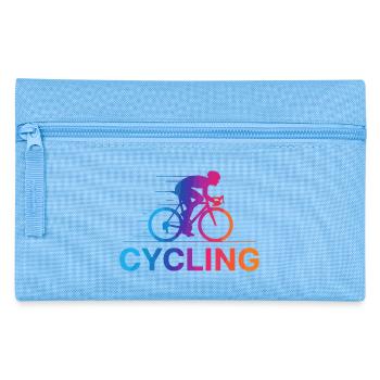 Lebendiger Radverlauf - Federtasche - Hellblau - Vorne
