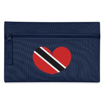 Drapeau en forme de cœur de Trinité-et-Tobago - Trousse - bleu clair - Devant