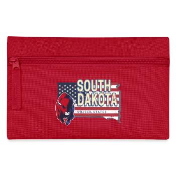 Souvenir vintage des États-Unis dans le Dakota du Sud - Trousse - rouge - Devant