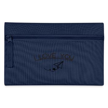 i love you - Federtasche - Hellblau - Vorne