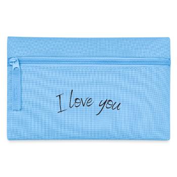 I love you favorite person - Pencil Case - light blue - Front