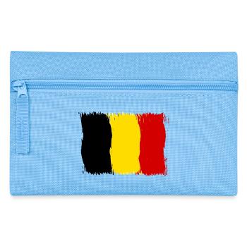 Belgique Drapeau Belge Drapeau Cadeau - Trousse - bleu clair - Devant
