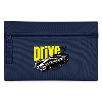 Racing car 80s rally motorsport drive driver fast - Pencil Case - light blue - Front