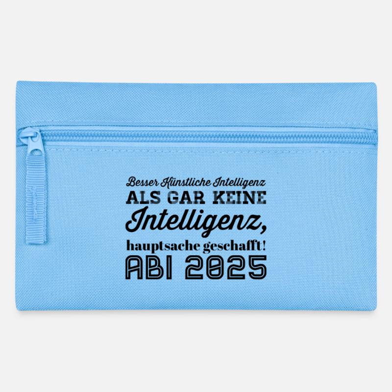 Abschluss - Federtasche - Hellblau