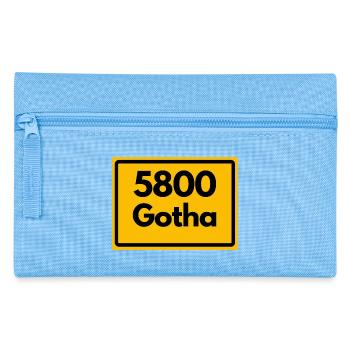 ANCIEN CODE POSTAL 5800 GOTHA HEIMATSTOLZ ORIGINAL - Trousse - bleu clair - Devant