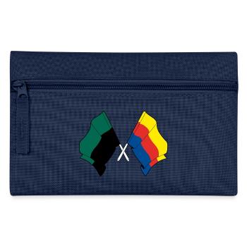 Texel- und Nordholland-Kreuzflaggen - Federtasche - Hellblau - Vorne
