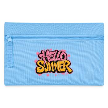 Bonjour graffiti style de rue d’été - Trousse - bleu clair - Devant