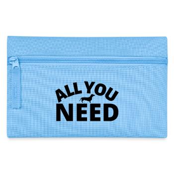 tout ce dont vous avez besoin Teckel Chien Teckel - Trousse - bleu clair - Devant