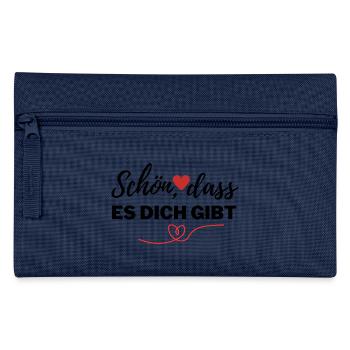 Schön, dass es dich gibt - Federtasche - Hellblau - Vorne