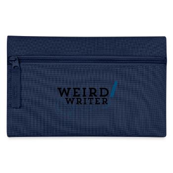 Weird Writers Podcast Merch - Federtasche - Hellblau - Vorne