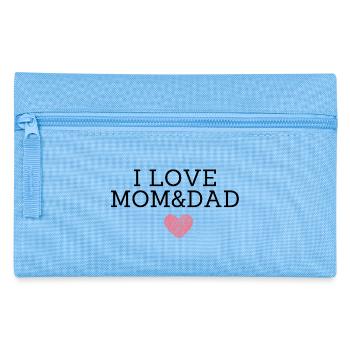 I love mom and dad - Pencil Case - light blue - Front
