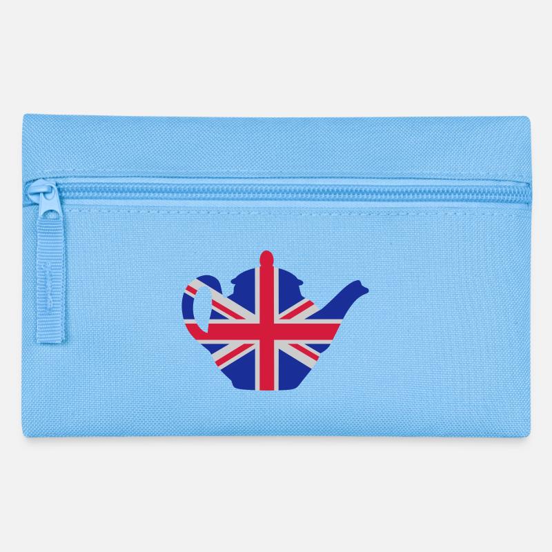British teapot 3clr - Federtasche - Hellblau