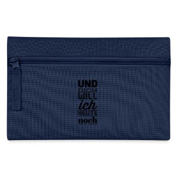 Und dich will ich heute noch nackt sehen! - Federtasche - Hellblau - Vorne