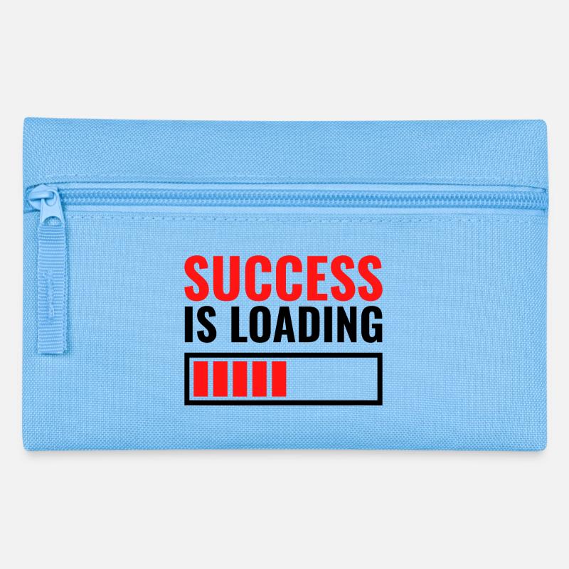 Success is loading personalisiertes Geschenk - Federtasche - Hellblau