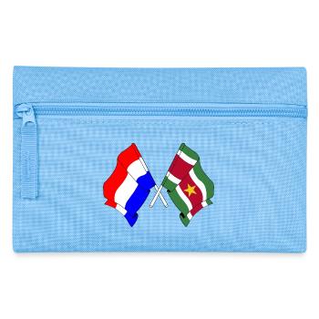 Drapeau des Pays-Bas et drapeau du Suriname - Trousse - bleu clair - Devant