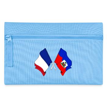 Drapeau de la France, Haïti - Trousse - bleu clair - Devant