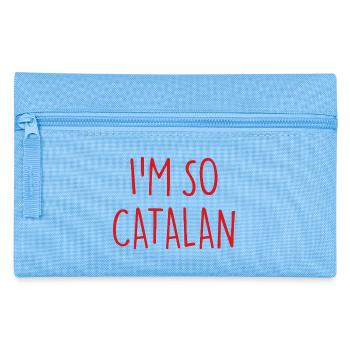 I'M SO CATALAN Catalan Catalonia - Pencil Case - light blue - Front