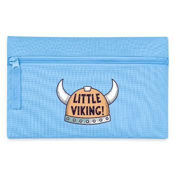 Petit Viking au Casque à Cornes - Trousse - bleu clair - Devant