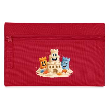 Strandburg Trio Cartoon - Pencil Case - red - Front