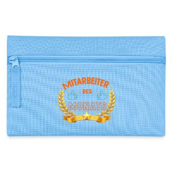 Employee of the Month – LorbeerDesign - Pencil Case - light blue - Front
