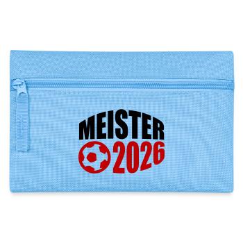 Meister 2026 Meisterschaft - Federtasche - Hellblau - Vorne