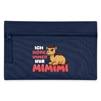 Ich Höre Immer Nur Mimimi Kamel - Federtasche - Hellblau - Vorne