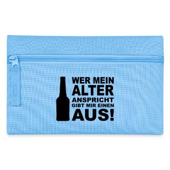 bier_ausgeben - Pencil Case - light blue - Front