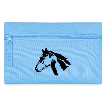 Horse - Pencil Case - light blue - Front