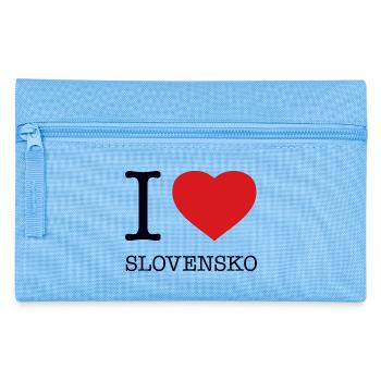 I LOVE SLOVAKIA Slowakei - Federtasche - Hellblau - Vorne