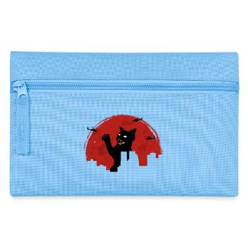 Chat monstre - Trousse - bleu clair - Devant