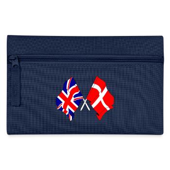Flagge England, Flagge Dänemark - Federtasche - Hellblau - Vorne