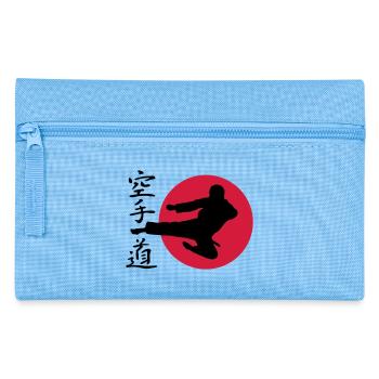 Karate Yokotobigeri - Federtasche - Hellblau - Vorne