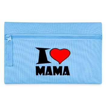 I Love Mama - Federtasche - Hellblau - Vorne