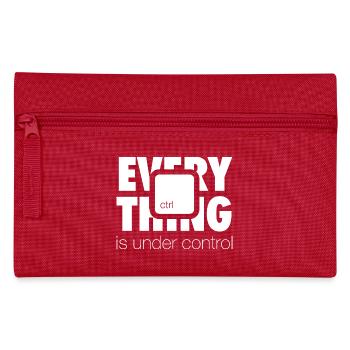 Under ctrl (dark) - Pencil Case - red - Front