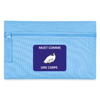 Silent as a carp - Pencil Case - light blue - Front
