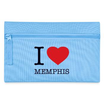 I LOVE MEMPHIS - Federtasche - Hellblau - Vorne
