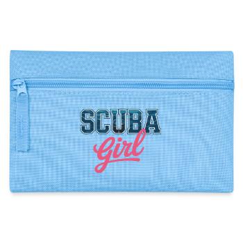 Scuba Girl Tauch-Design - Federtasche - Hellblau - Vorne